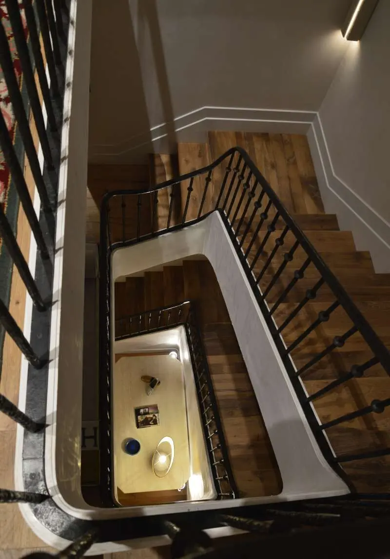 Rampe d'escalier · pour Charles Zana