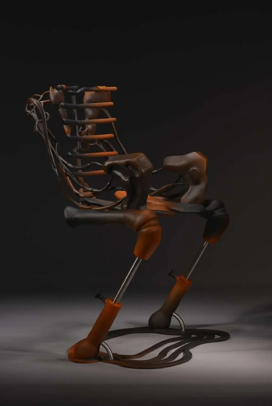 Chaise Évolution · acier thermolaqué